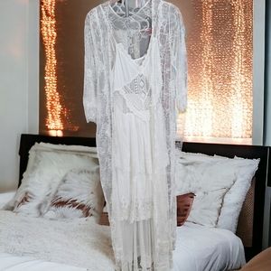 Lace intimate gown with Robe VENUS